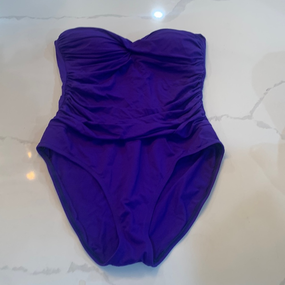 A.n.a strapless swimsuit